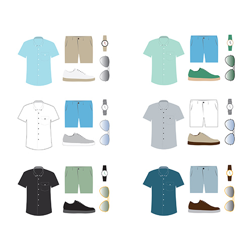 summer fashion illustrations