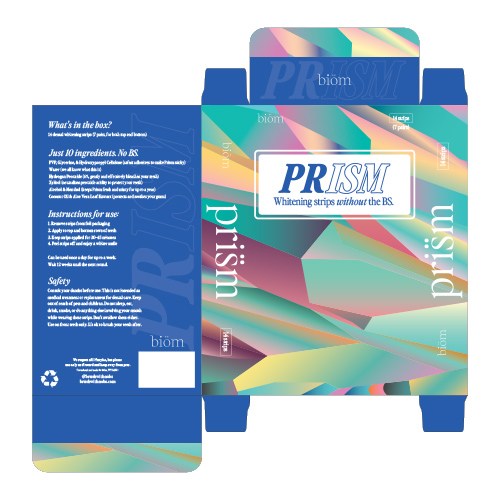 Biom PRISM whitening strips